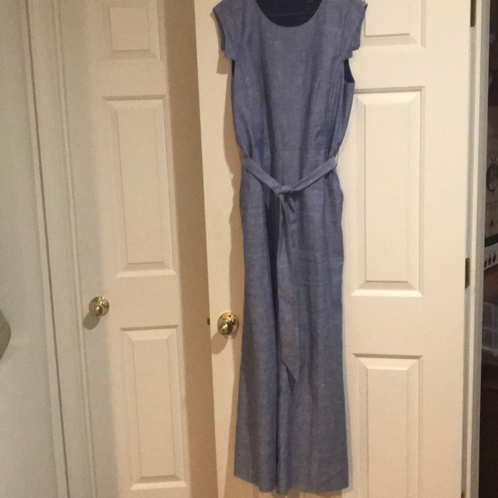J Crew size 12, chambray jump suit